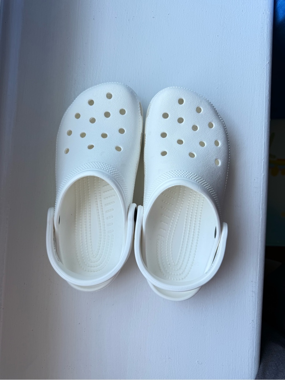 Crocs White Slip-On Classic Clog